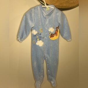 Disney Blue Kids One Piece with Star and Cloud Design​